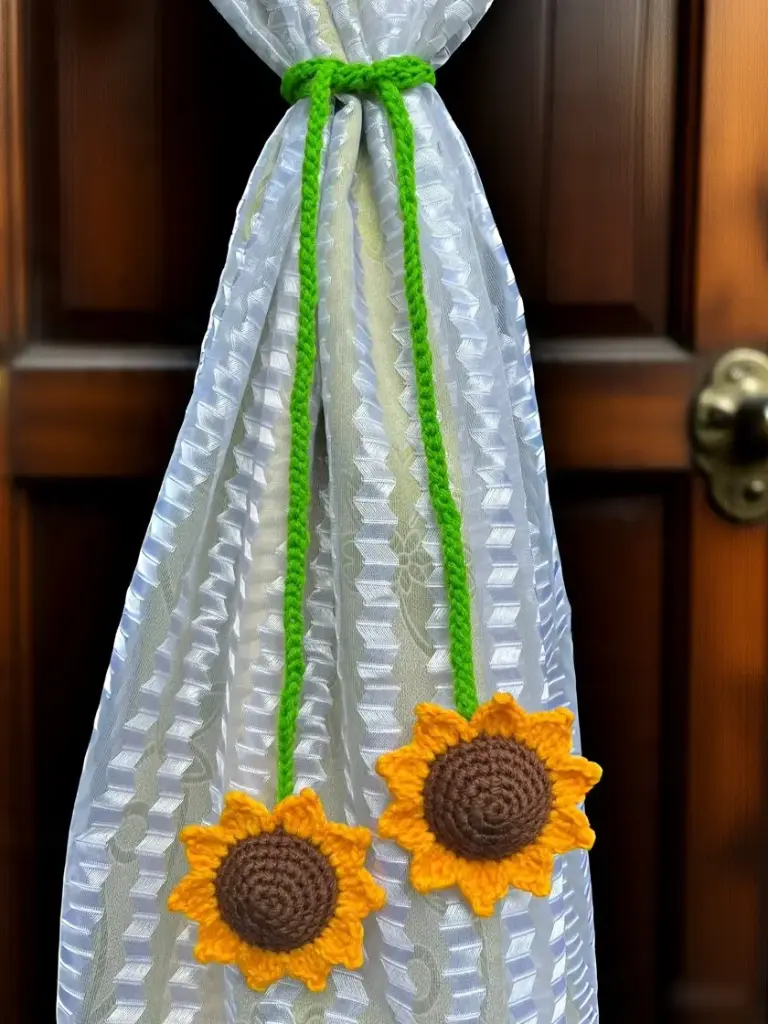 sunflower loop tie ( 2 Piece )