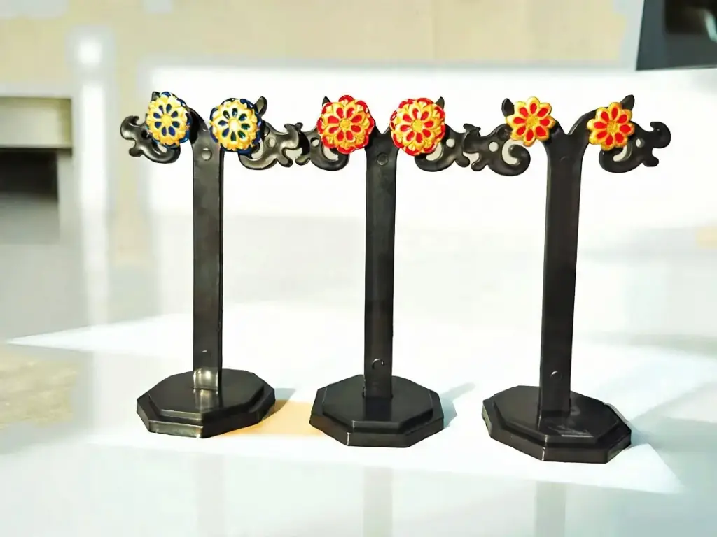 Assamese jewellery  (  earings  of 3 set )